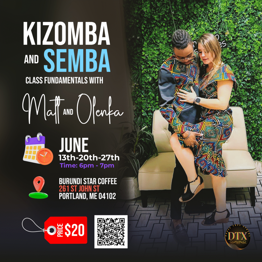 Kizomba and Semba Class Fundamentals with Matt & Olenka